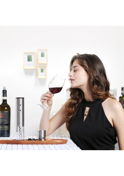 Circlejoy Daire Şeklinde Paslanmaz Çelik Otomatik Elektrikli Şarap Tıkaç Açacağı ve Şarap Tıkaçları (Yurt Dışından) fırsatları