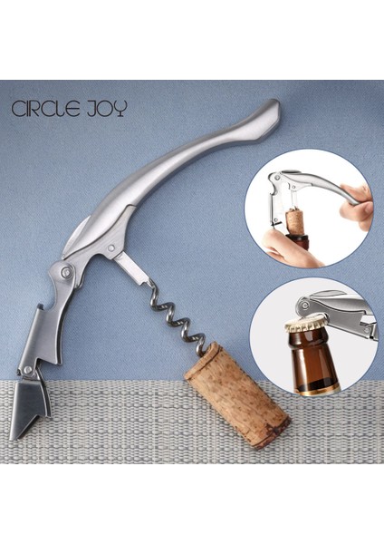 Youpin Daire Şevkli Paslanmaz Çelik Şarap Açacağı Çok Fonksiyonlu Taşınabilir (Yurt Dışından)