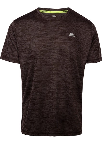 Kearsley - Mens Active Top Erkek Gri Koşu Tişört