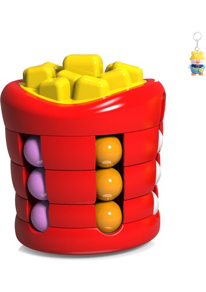 Patates Kızartması Sihirli Fasulye Burger Rubik Küp Dekompresyon Parmak Ucu Gyro Çocuklar Için Yeni ve Egzotik Dönen Top Eğitici Oyuncaklar (Yurt Dışından)