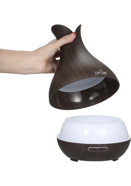 Ultrasonik Aromaterapi Difüzör 400 ml 7 Renk Işık Otomatik Kapanmalı Nemlendirici (Yurt Dışından) fırsatları