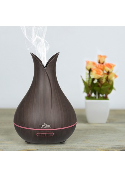 Ultrasonik Aromaterapi Difüzör 400 ml 7 Renk Işık Otomatik Kapanmalı Nemlendirici (Yurt Dışından) indirimleri