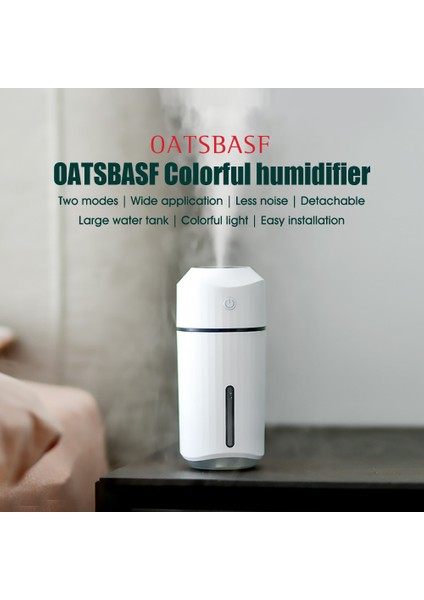 Oatsbasf Sessiz Çalışan Hava Nemlendirici - Çıkarılabilir Geniş Hazne, USB Destekli Araç ve Ofis Kullanımı (Yurt Dışından) fiyatları