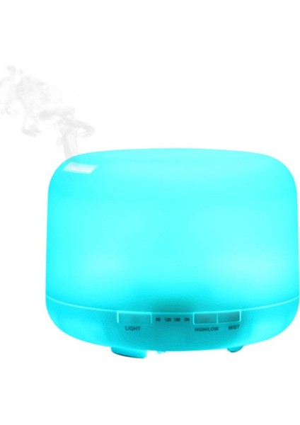 500 ml Ultrasonik Aroma Nemlendirici 7 Renkli LED Gece Lambası (Yurt Dışından)
