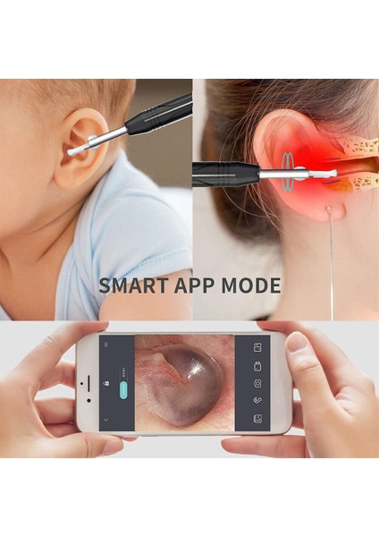 Akıllı Görsel Kulak Kıvırıcısı Kulak Mumu Temizleyici Wifi Kulak Çubuğu (Yurt Dışından) fiyatları