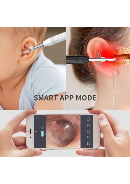 Akıllı Görsel Kulak Kıvırıcısı Kulak Mumu Temizleyici Wifi Kulak Çubuğu (Yurt Dışından) fırsatları