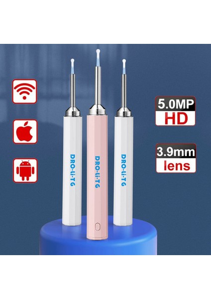 Kablosuz Temizlik Kameralı Wifi Iphone, iPad ve Android Için Kulak Içini Görüntüleyici (Yurt Dışından)