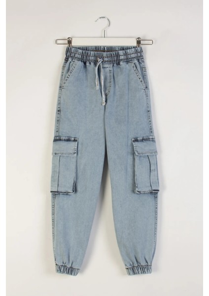 Dmb Boys & Gırls M 7695 Kargo Cepli Kot Pant 4-9 Yaş