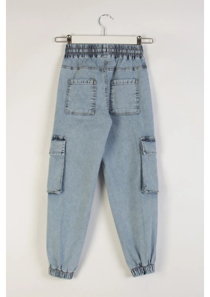 Dmb Boys & Gırls M 7695 Kargo Cepli Kot Pant 4-9 Yaş