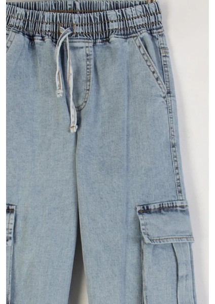Dmb Boys & Gırls M 7695 Kargo Cepli Kot Pant 4-9 Yaş