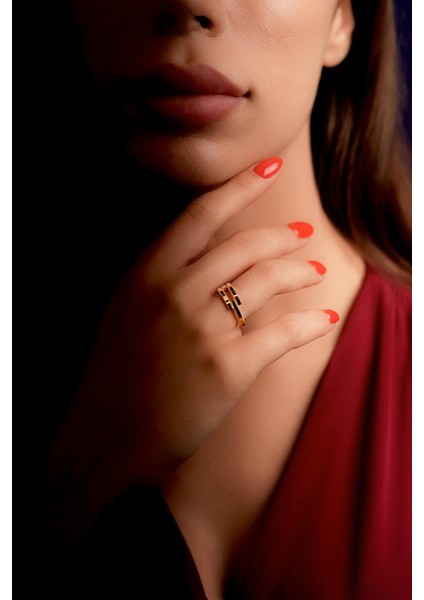 22 Ayar Görünümlü 14 Ayar Altın Kaburga Ajda Yüzük fiyatları