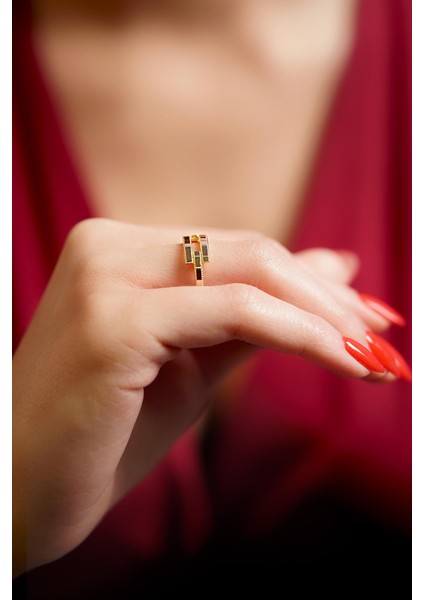 22 Ayar Görünümlü 14 Ayar Altın Kaburga Ajda Yüzük fırsatları