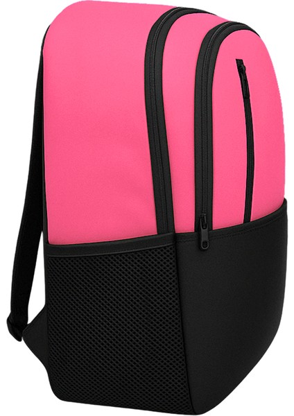 Dört Gözlü Sırt Çantası Neon Pembe indirimleri