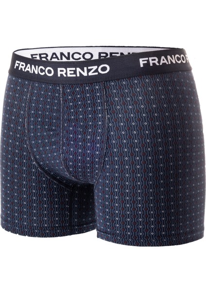 Erkek 6'lı Lüx Kutulu Pamuklu ve Likralı Desenli Boxer modelleri