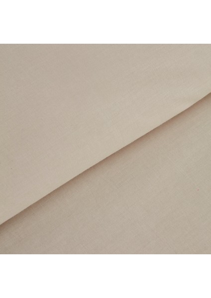 Pure Ruffle %100 Pamuk King Size Nevresim Takımı Ekru