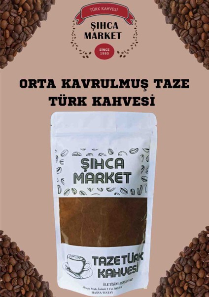 Orta Kavrulmuş Türk Kahvesi 500 gr