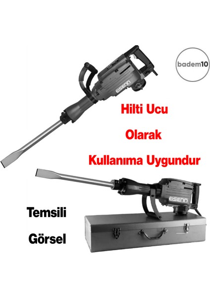 Sds Max Şaftlı Keski 18 mm x 400 mm x 25 mm Hilti Ucu Beton Taş Kaya Kırıcı Kırma Adaptörü fırsatları
