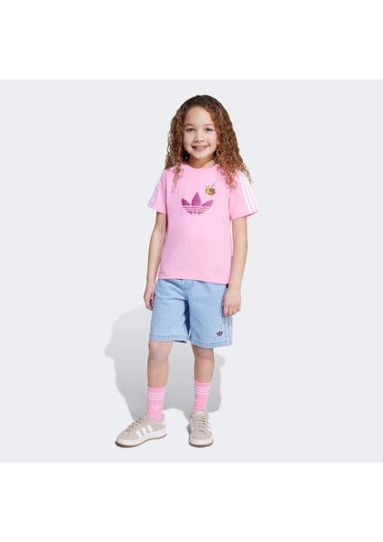 Jz9943 Tee D Short Set Çocuk Eşofman Takımı