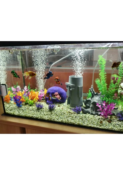 Sünger Bob Squidward Paskalya Adası Evi Akvaryum Süsü