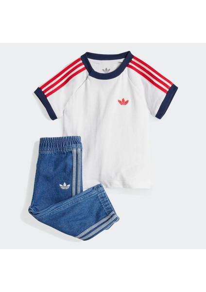 Bebek Mavi Eşofman DENIM TEE SET JC7863