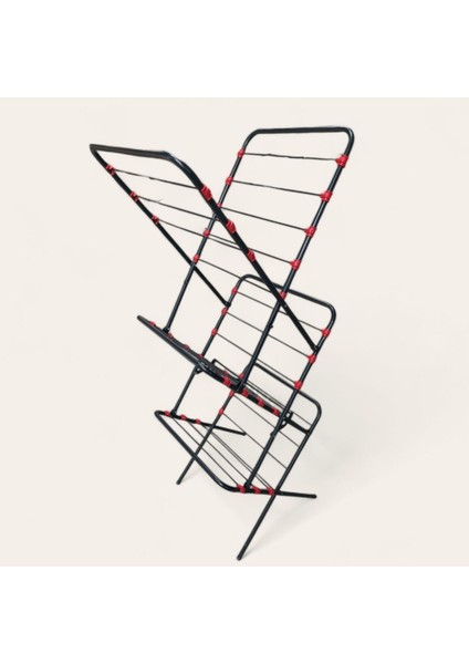 Casılda Çamaşır Kurutmalık Askısı Pratik Katlanır 3katlı Dar Balkon Bebek Otel Antrasit Gri fırsatları