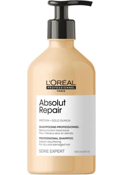 L'oreal Professionnel Absolut Repaır Şampuan 500 ml L'oreal Yeniden Yapılandırıcı Onarıcı Lüx Şampuan