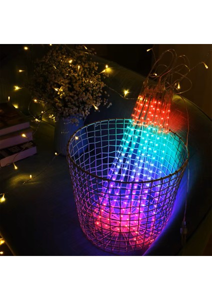 50CM Rgb LED 2mt. Meteor Yılbaşı Aydınlatması Yağmur Kar Efekti Tüp Su Geçirmez Parti Çıbık Işık Eklenebilir 6W