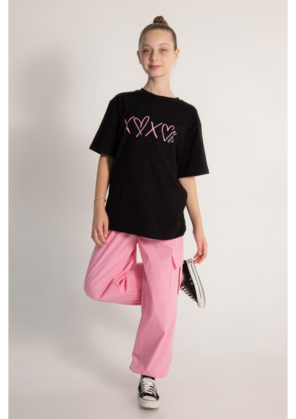 Dmb Boys & Gırls M 0450 Kız Paraşüt Pantolon 9-14 Yaş