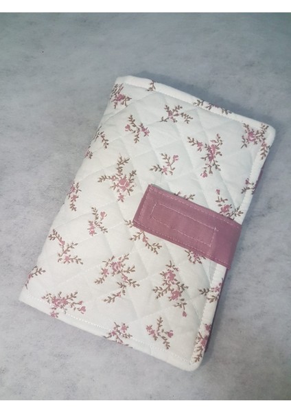 Kapitone Makyaj Çantası Fırça Düzenleyici Bordo Çiçekli fırsatları