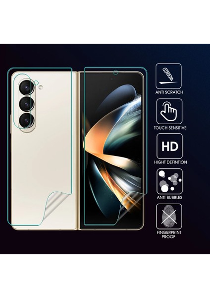 Huawei Honor Magic V2 Uyumlu Ön+Arka Body Şeffaf Ultra Koruyucu Nano Jelatin