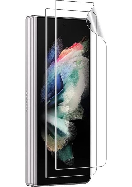 Huawei Honor Magic V2 Uyumlu Ön+Arka Body Şeffaf Ultra Koruyucu Nano Jelatin