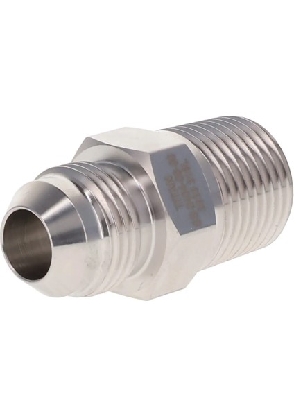 Düz Adaptör - 1/4 Inç Erkek Boru Sert Erkek Boru - Paslanmaz Çelik SS-2404-06-04 Jıc Male x 1/4 Nptf 8 Adet 2404-08-04 Discount Hydraulic Hose