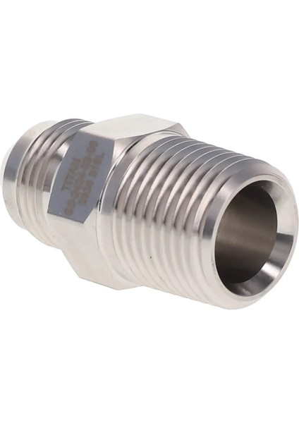 Düz Adaptör - 1/4 Inç Erkek Boru Sert Erkek Boru - Paslanmaz Çelik SS-2404-06-04 Jıc Male x 1/4 Nptf 8 Adet 2404-08-04 Discount Hydraulic Hose