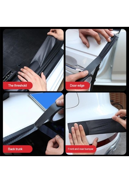 Karbon Fiber Araba Koruma Bandı Çizilme Önleyici Araç Karbon Fiber Kenar Köşe Koruma Bantları modelleri