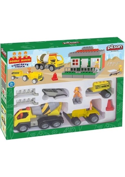 Nessiworld 03 611 Double Blocks Transmikser Seti -Pilsan Oyuncak