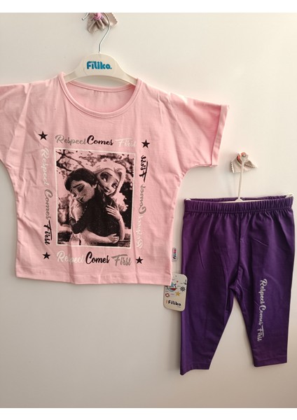 Mini Filika Club Çocuk Tişört Tayt