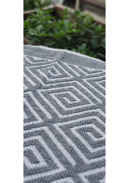 Pamuklu Organik Kilim Yıkanabilir (Kalın Ürün Bukle)