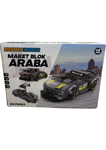 Maket Blok Araba 174 Parça