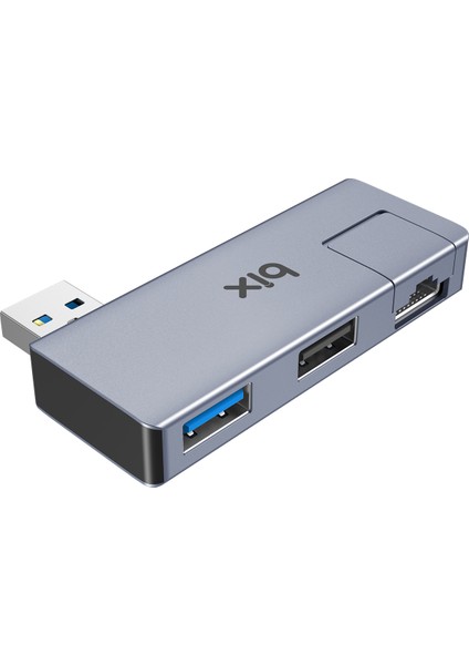 BX22HB USB to USB 3.2 USB 2.0 RJ45 Dönüştürücü Adaptör