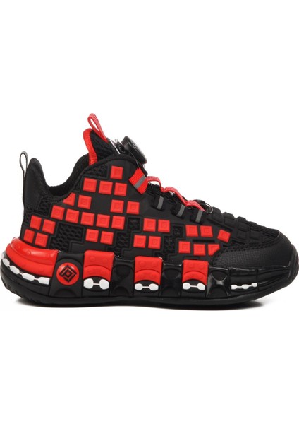 Kırmızı Misina Bağcıklı Bilek Boy Erkek Çocuk Sneaker 1974 F modelleri