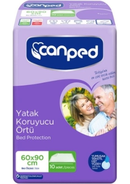 2'li Canped Yatak Örtüsü 10'lu 60x90