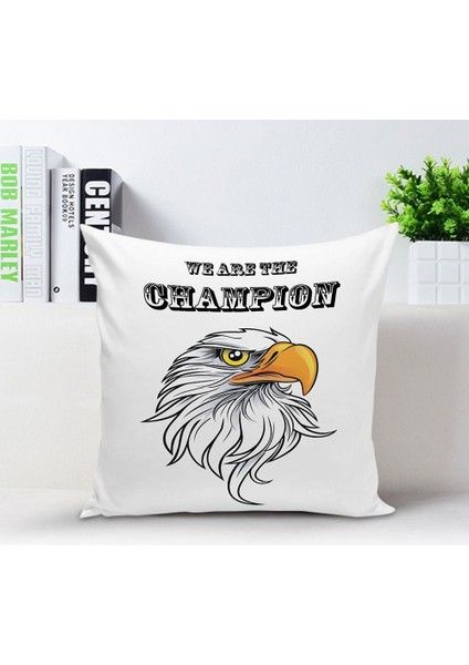 Kişiye Özel Yastık Kılıfı (Siyah Beyaz Temalı) 009