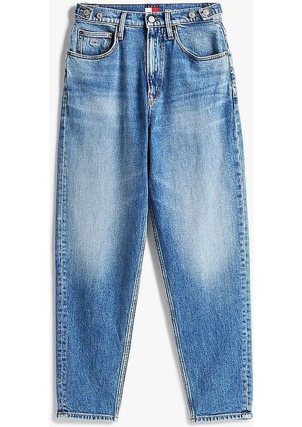 Tommy Hilfiger Kadın Ultra Yüksek Bel Mavi Pantolon indirimleri