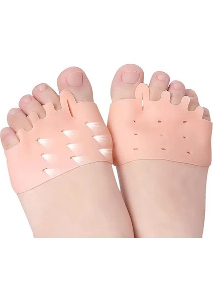Ten Rengi Ayak 5 Parmak Parmağı Ayıran Silikon Makaralı Bunyon