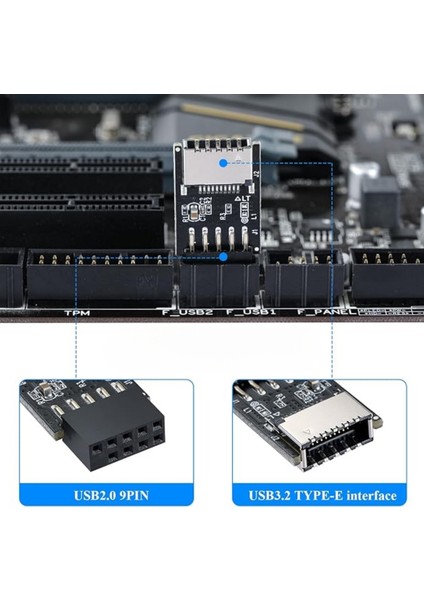 Alfais 4936 USB 2.0 9 Pin - Type-E Anakart Çevirici Dönüştürücü Adaptör fırsatları