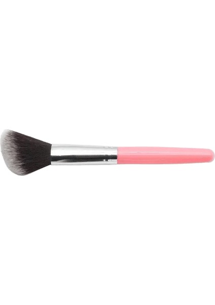 Pudra Heykel Için Makyaj Uygulama Uygulaması Fiber Saç Profesyonel Allık Fırçası Doğal Glow Yumuşak Yumuşak Yoğun Güzel Güzellik Araç Teşkeni Renk: Pembe (Yurt Dışından)