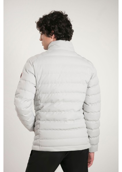 Fermuarlı Slim Fit Şişme Erkek Mont fırsatları