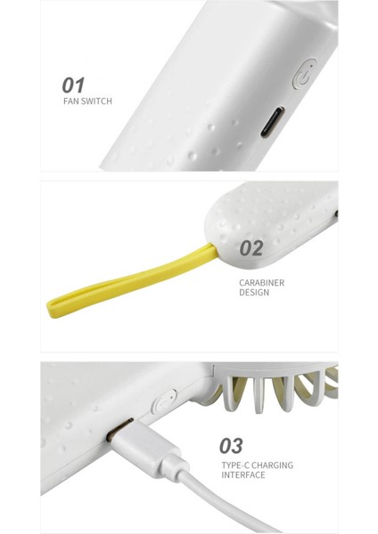 Mini Taşınabilir USB Şarj Edilebilir Ultra Sessiz Fan (Yurt Dışından) fiyatları