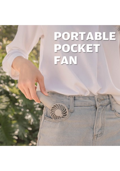 Taşınabilir USB Şarj Edilebilir 3 Hızlı Sessiz Kişisel Fan (Yurt Dışından) indirimleri