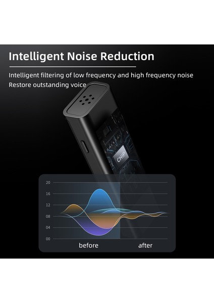 Mini Kablosuz 2.4g Lavalier Mikrofon Gürültü Azaltma Gerçek Zamanlı Ses Monitörü (Yurt Dışından)